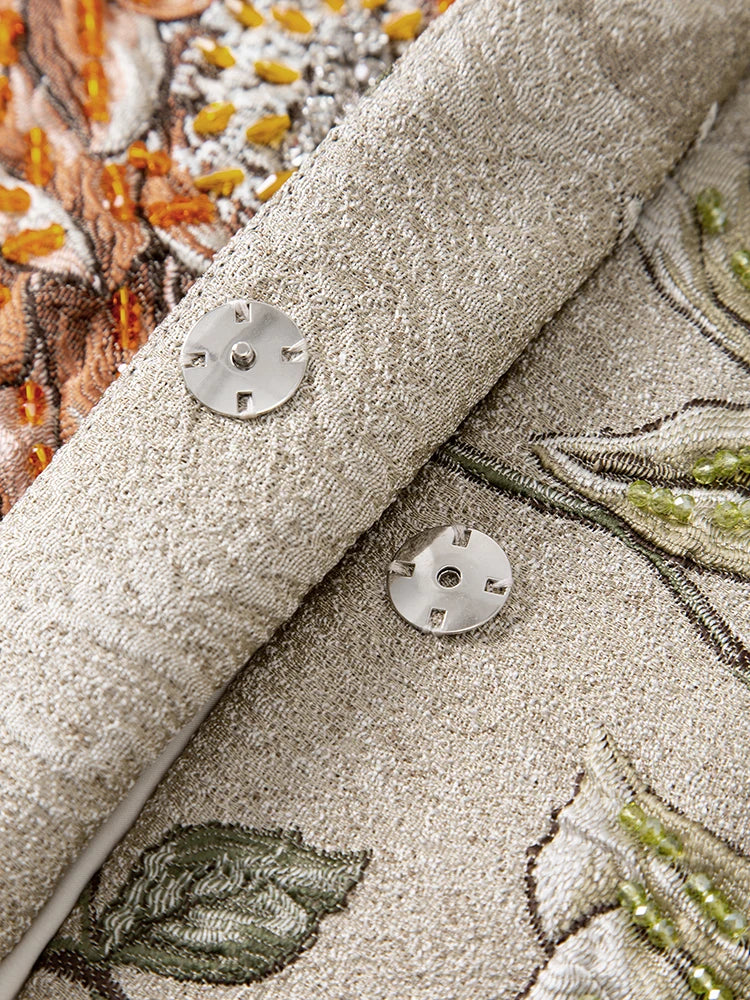 Flora Jacquard Coat