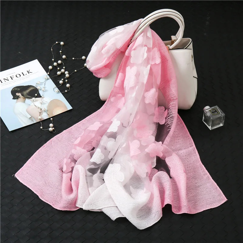 Vintage Rose Printed Scarf