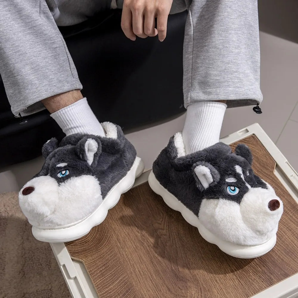 Grey Buddy Slippers
