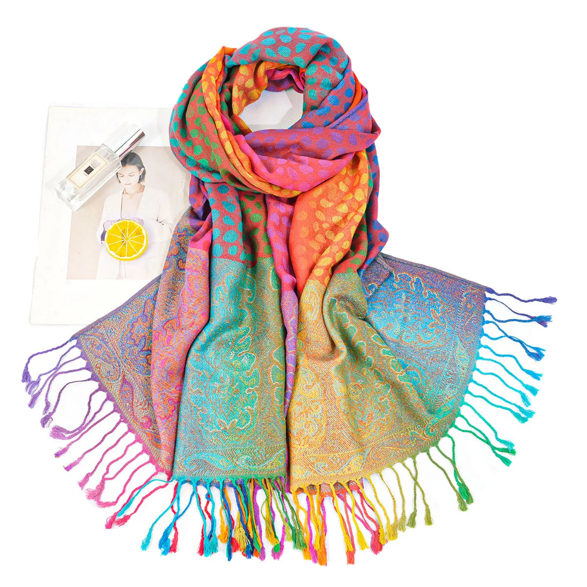 Colorburst Satin Wrap