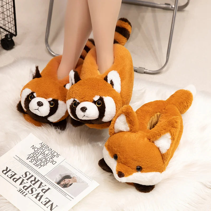 Rusty Raccoon Slippers