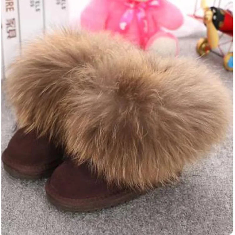 Fluffy Crown Boots