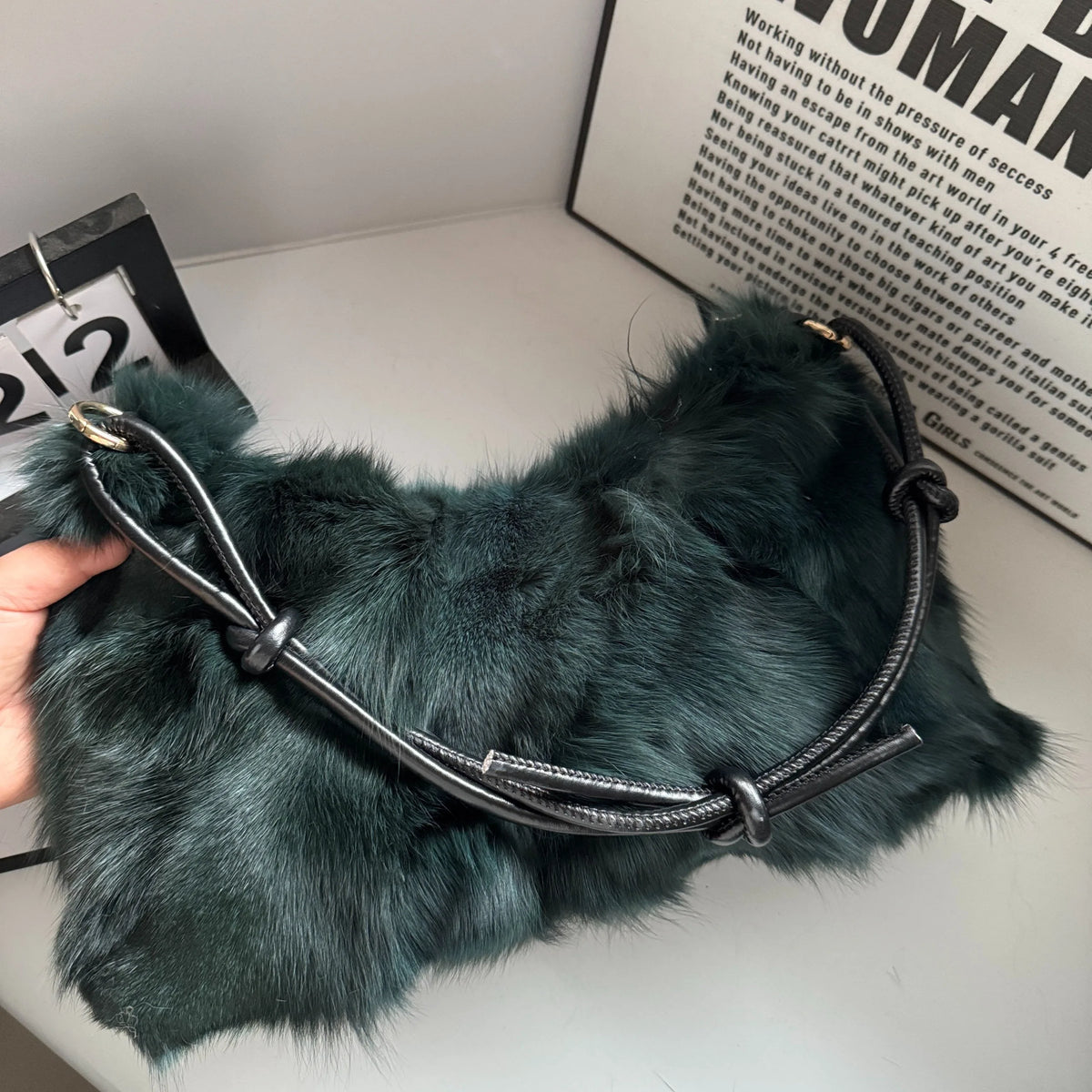 Ivory Puff Statement Bag