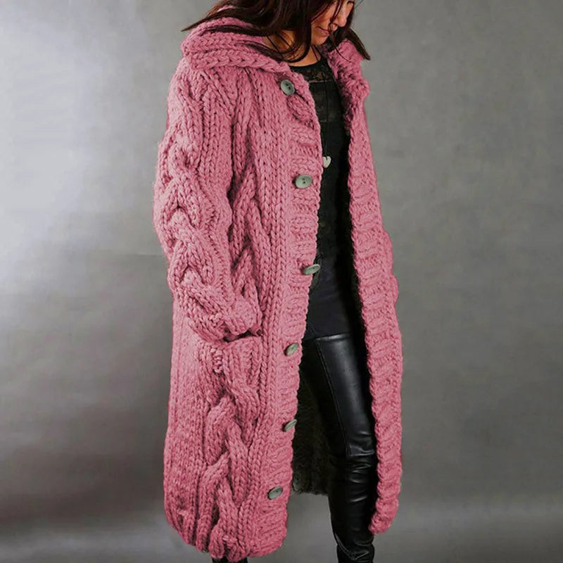 Sky Cable Knit Cardigan