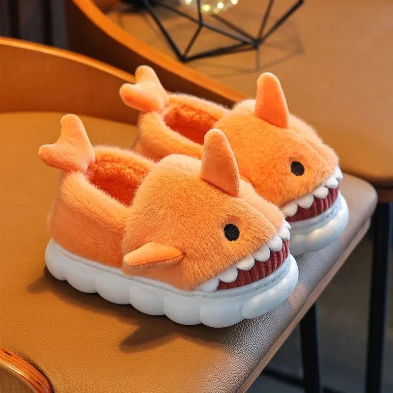 Mint Shark Slippers