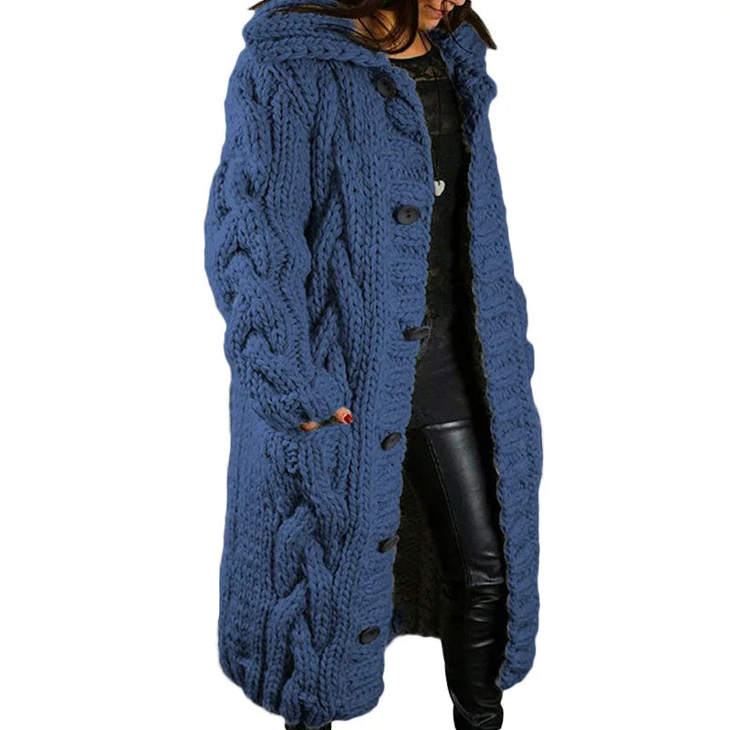 Elara Cable Knit Coat