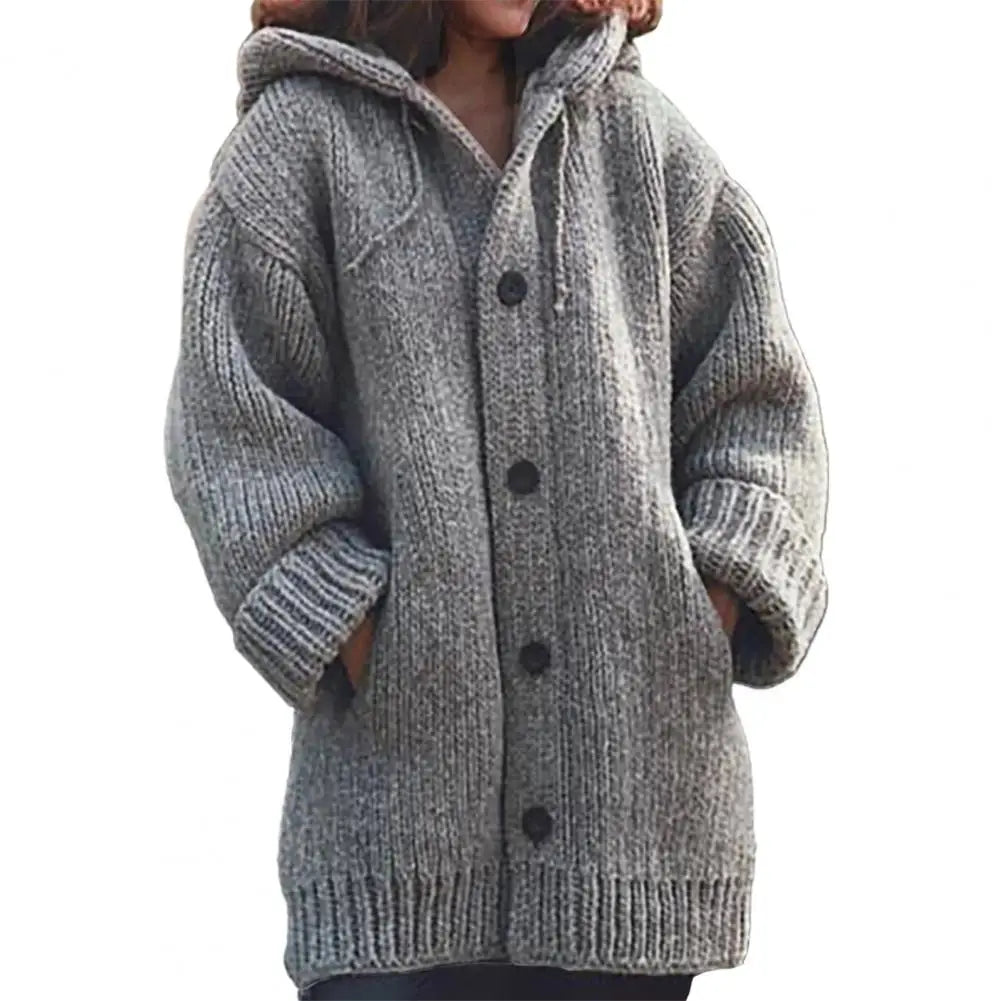 Hazel Hooded Knit Cardigan