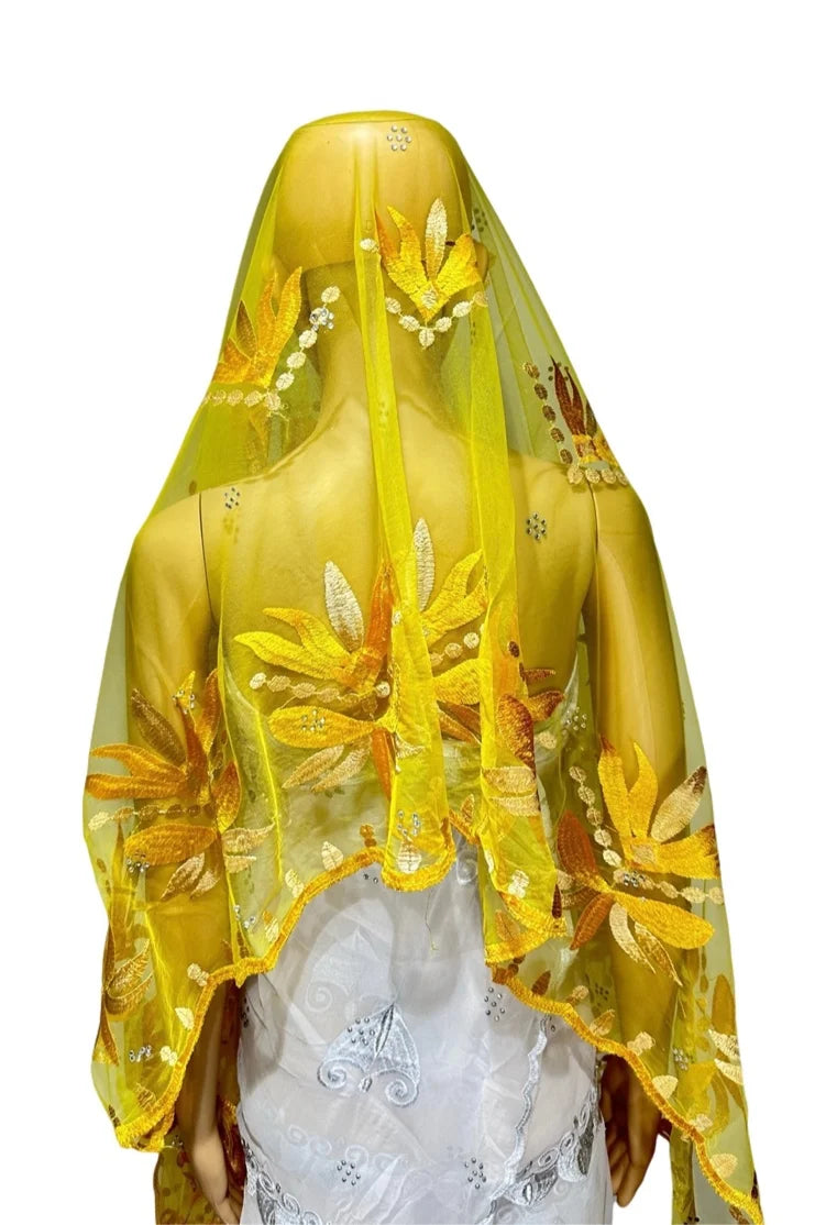 Autumn Petal Floral Scarf
