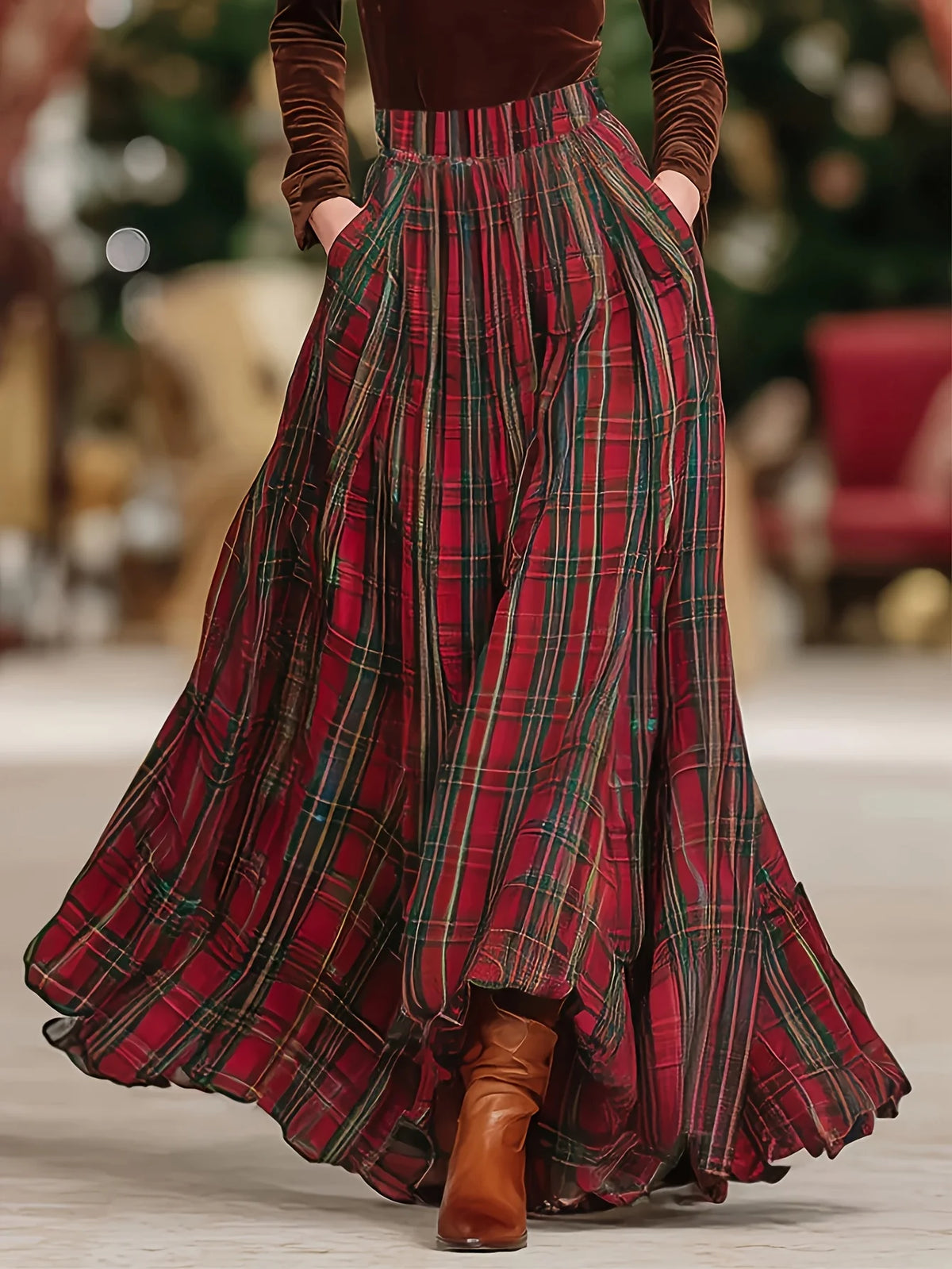 Vera Pleated Skirt