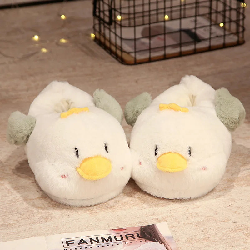 Snowy Duck Slippers