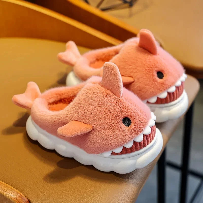 Mint Shark Slippers