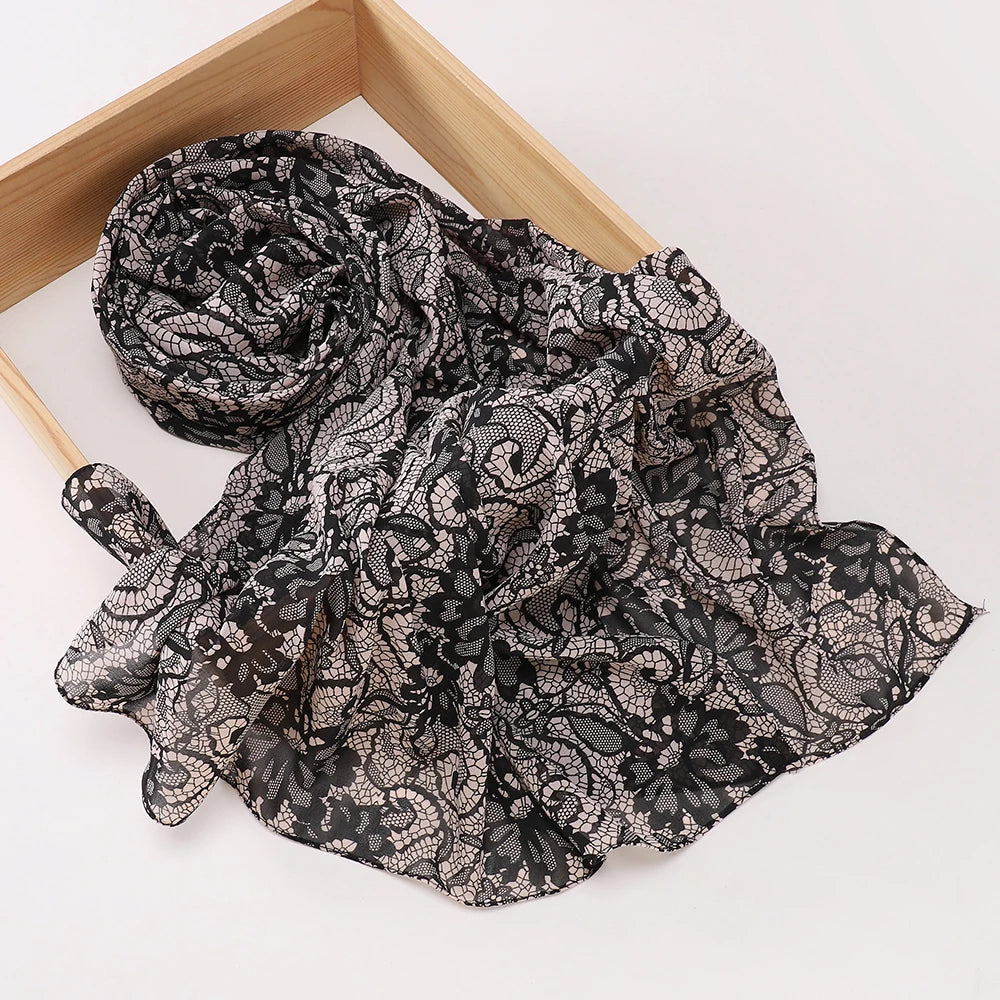 Noir Arabesque Hijab