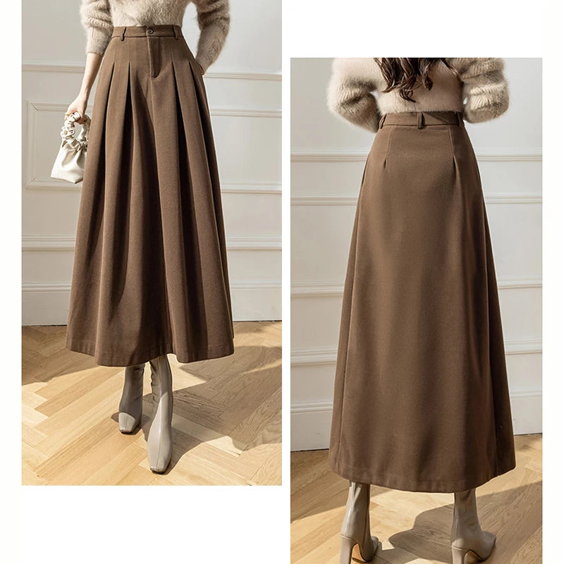 Nora Woolen Skirt