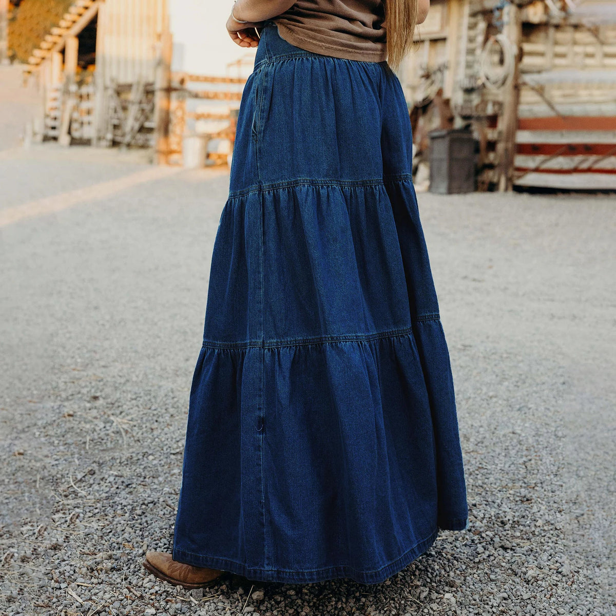 Amélie Denim Skirt