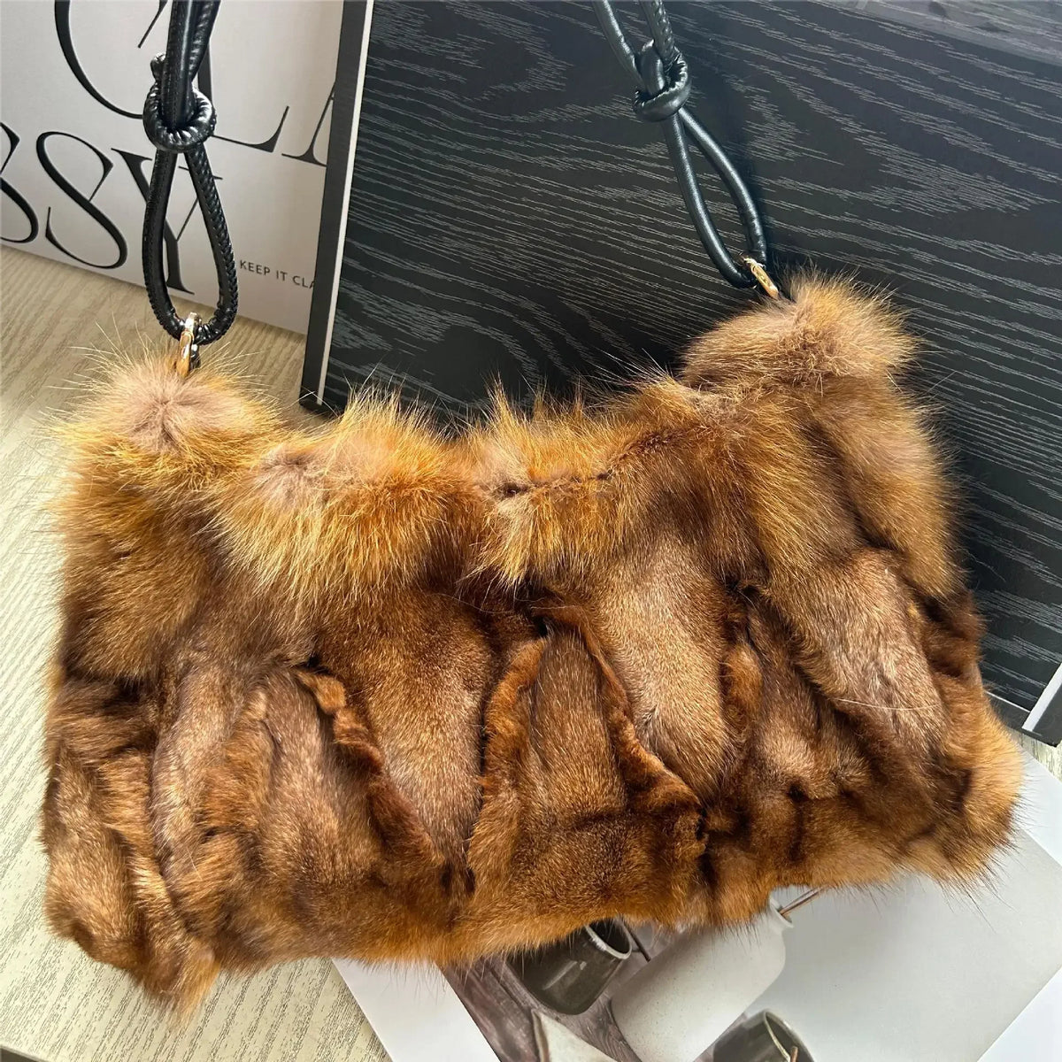 Snowball Luxe Shoulder Bag