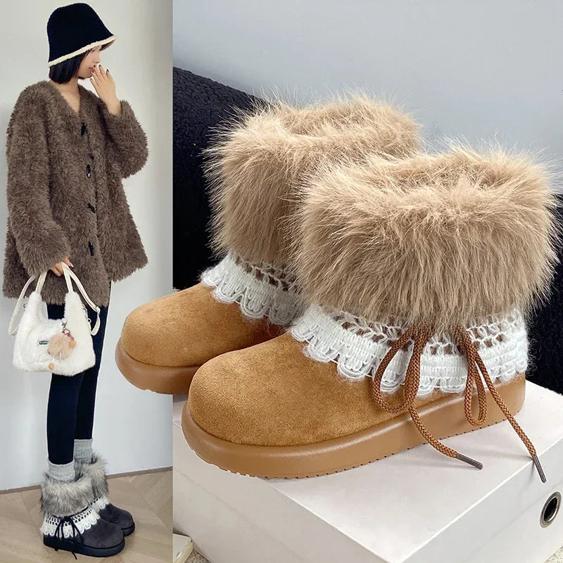 Nordic Lace Boots
