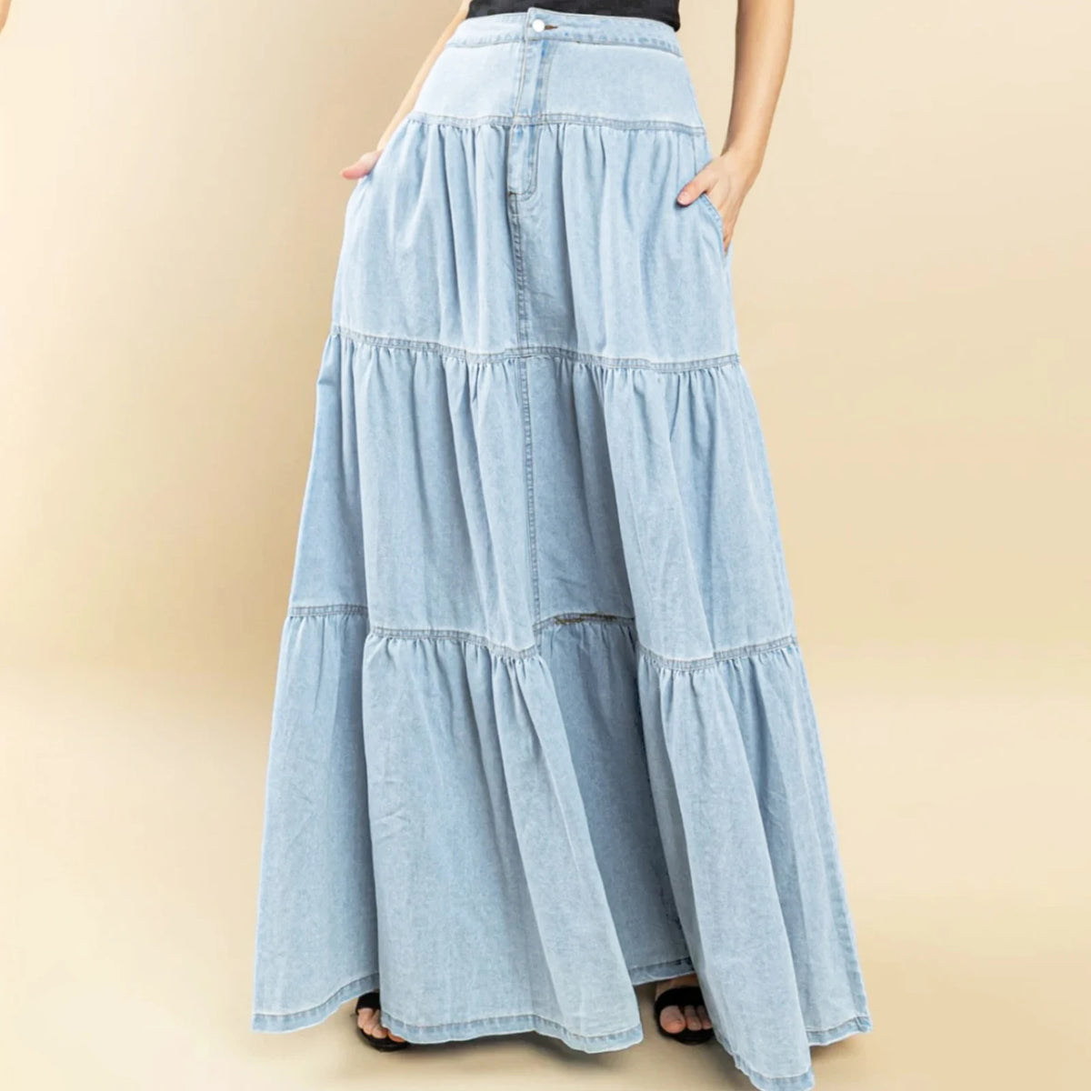 Amélie Denim Skirt