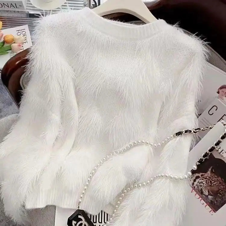 Iris Fluffy Knit Sweater