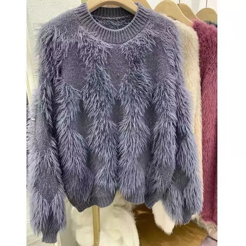 Iris Fluffy Knit Sweater