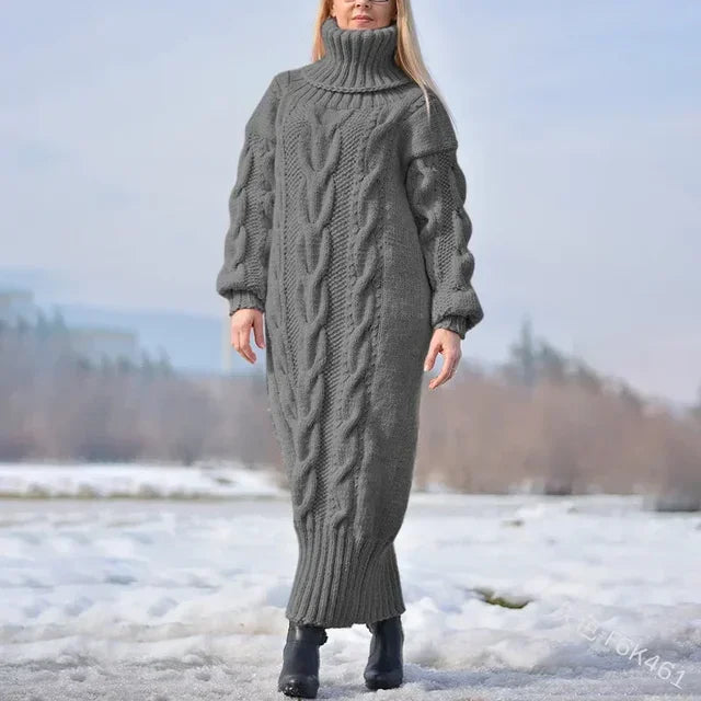 Amara Cable Knit Maxi Dress