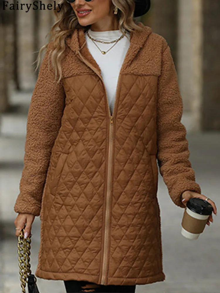 Cinnamon Quilted Coat