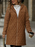 Cinnamon Quilted Coat