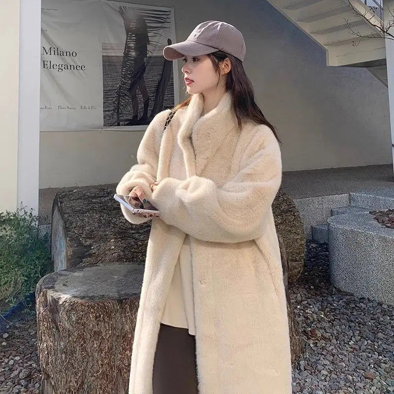 Rosé Plush Coat