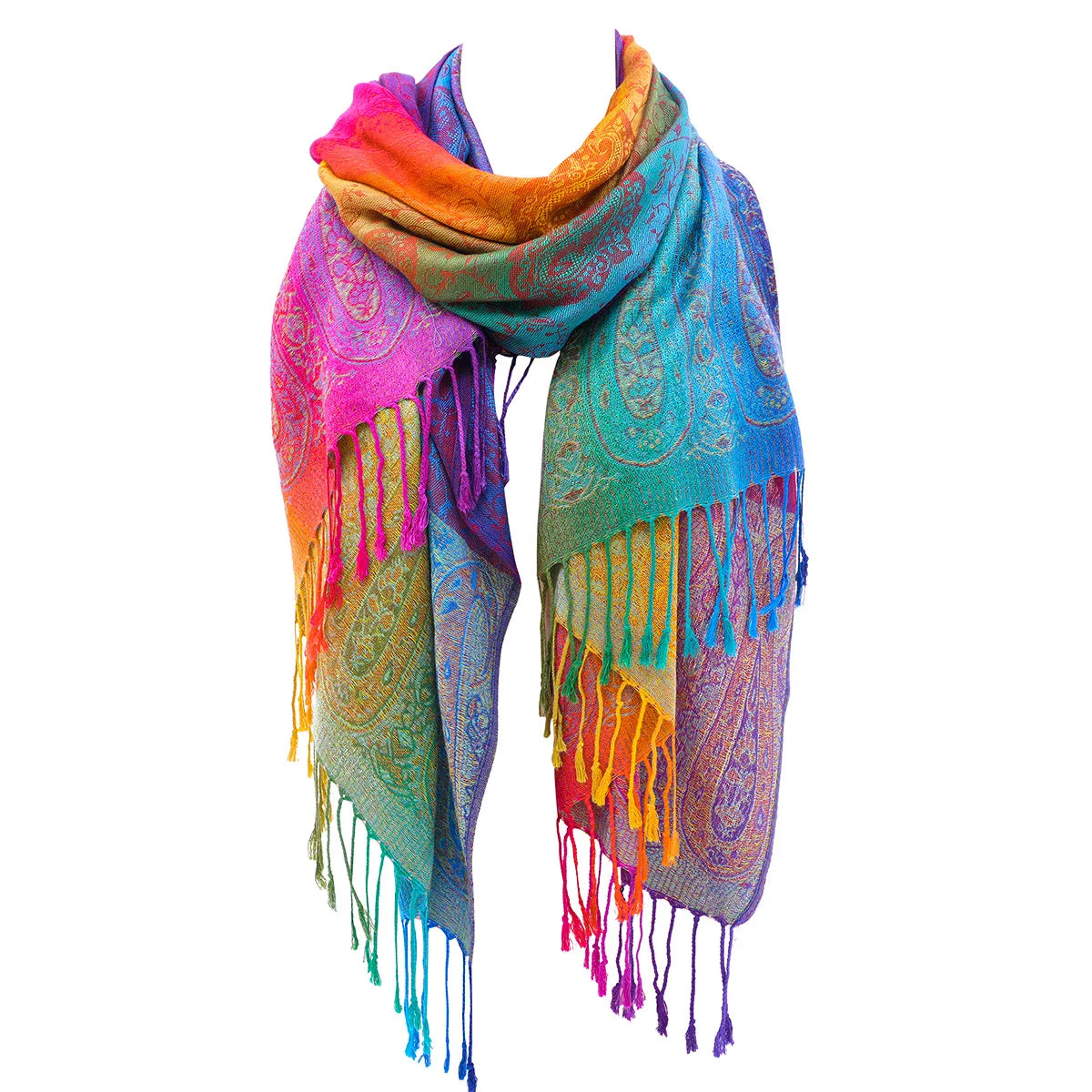 Colorburst Satin Wrap