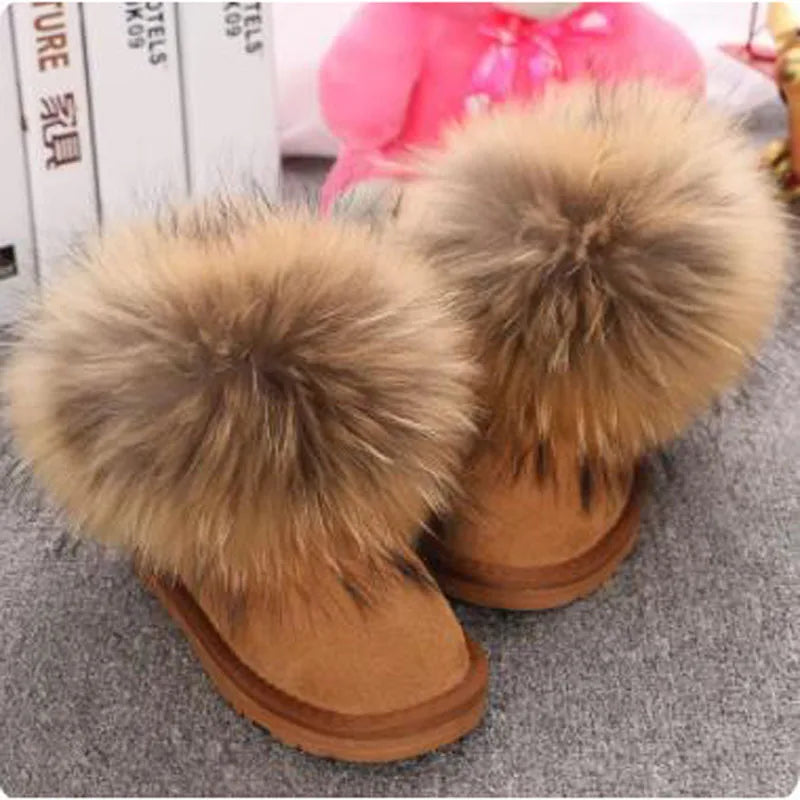 Fluffy Crown Boots