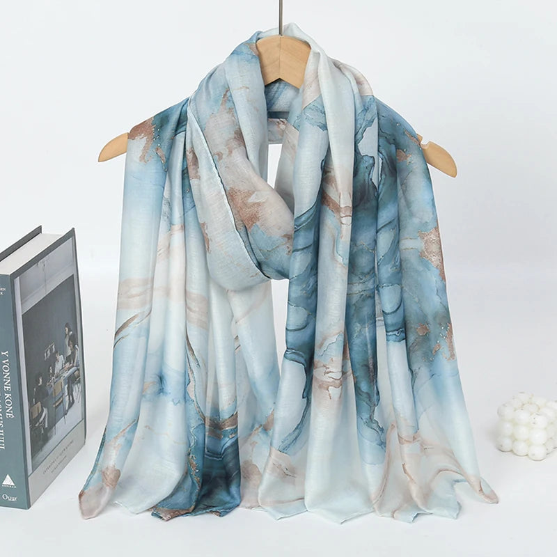 Wild Cocoa Leopard Scarf