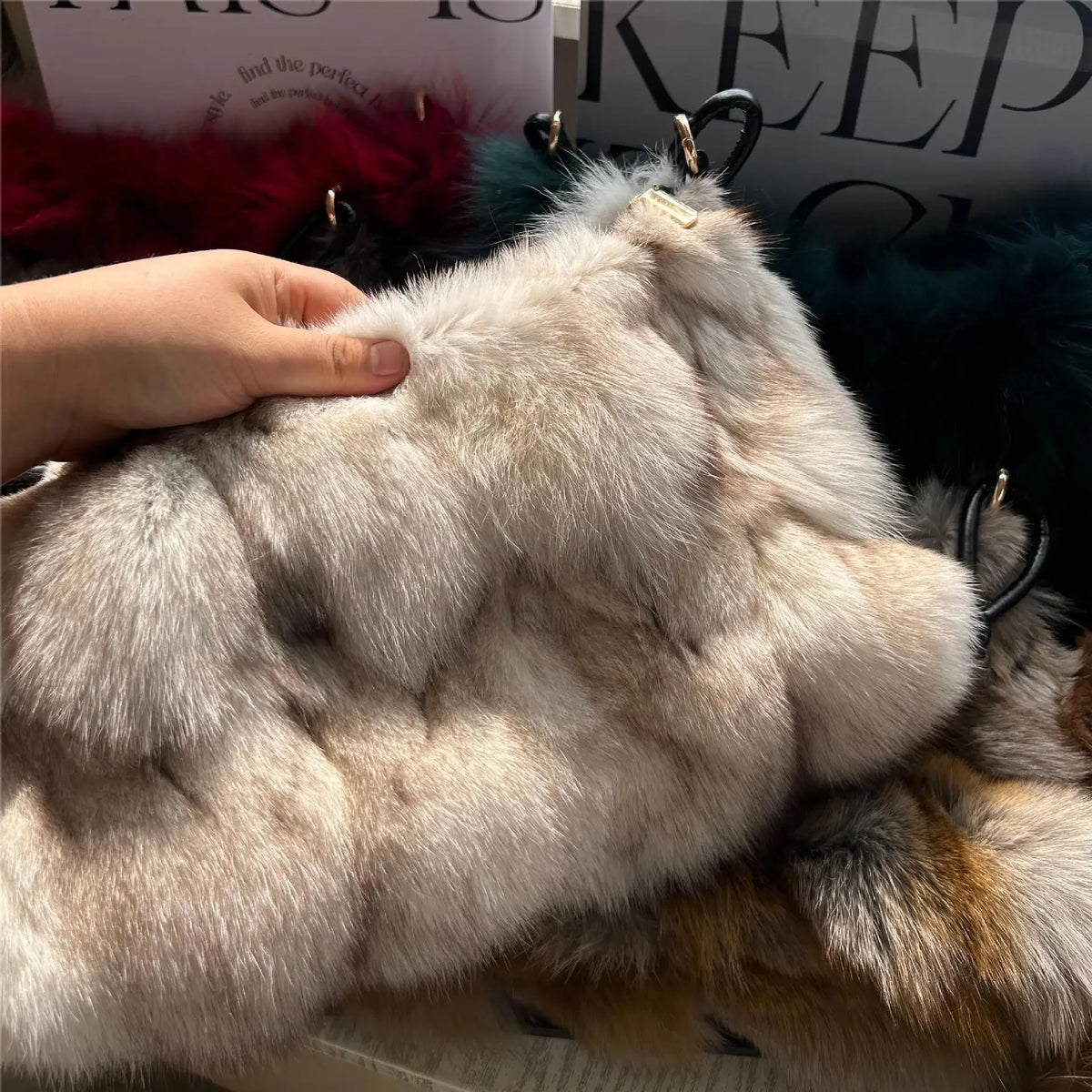 Snowball Luxe Shoulder Bag