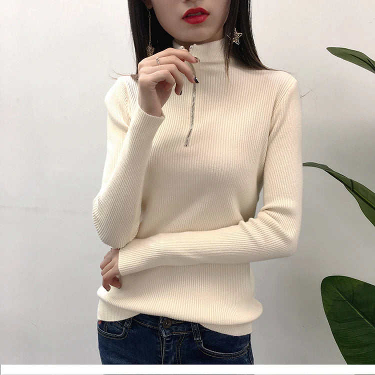 Mila Half-Zip Knit Top