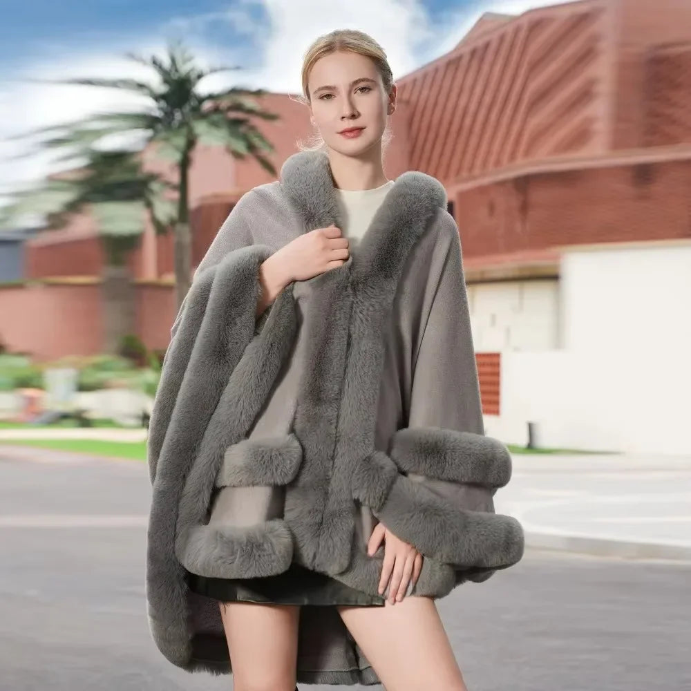 Amara Burgundy Cape