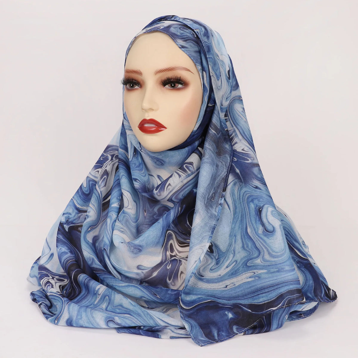 Midnight Orchid Lace Scarf