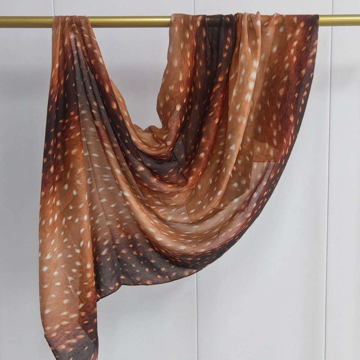 Crimson Petal Printed Scarf