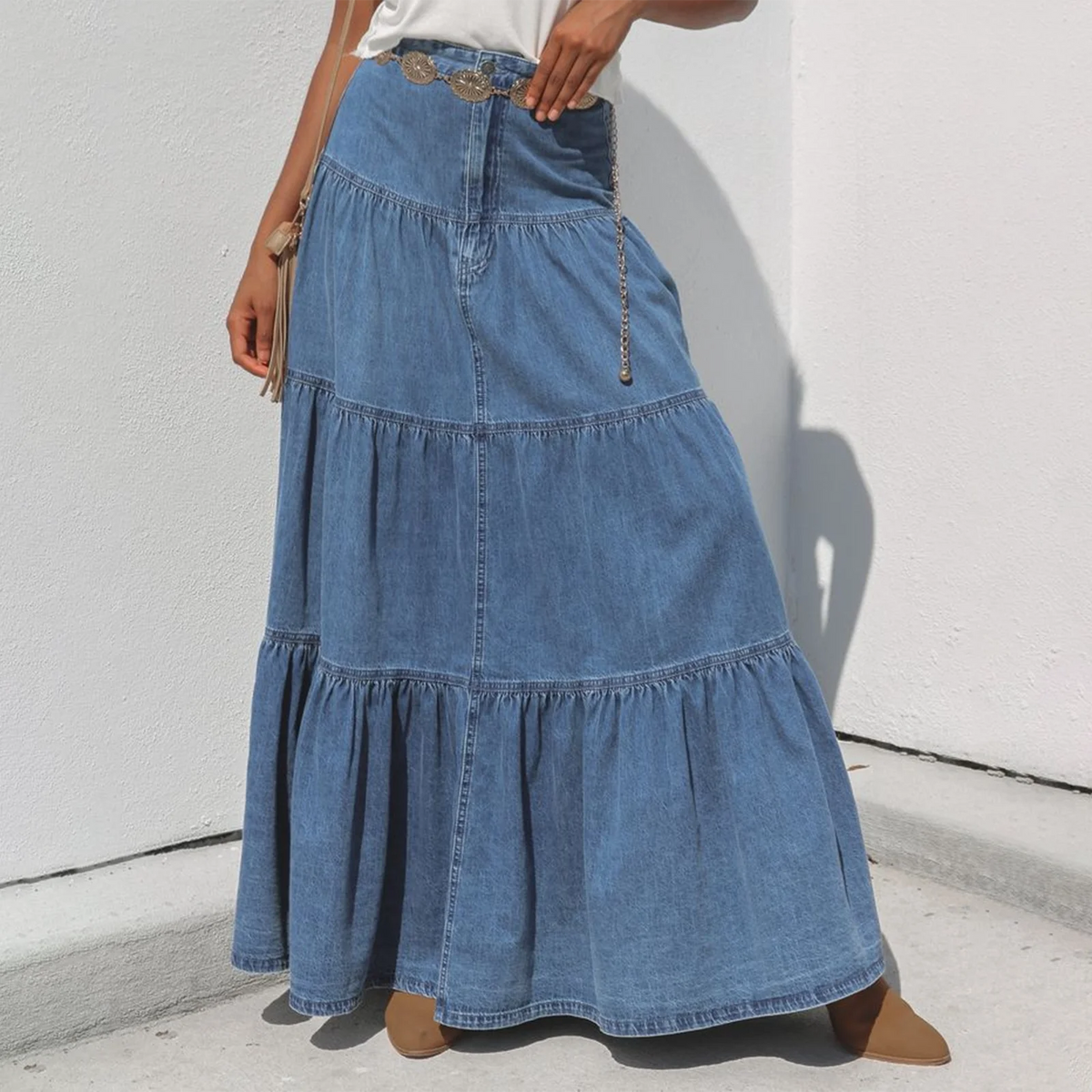 Amélie Denim Skirt
