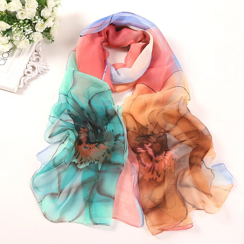 Rainbow Whisper Scarf