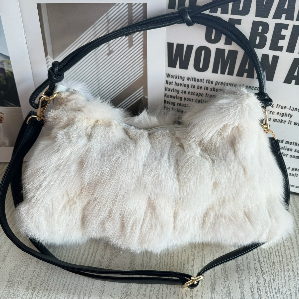Snowball Luxe Shoulder Bag