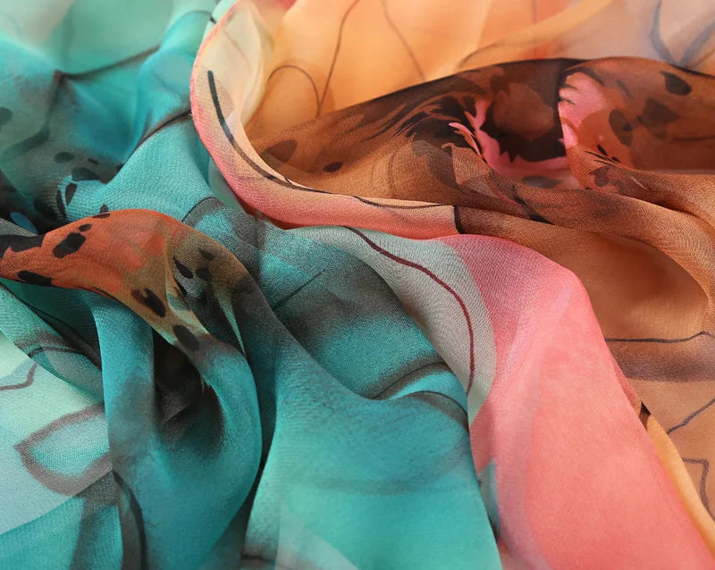 Rainbow Whisper Scarf