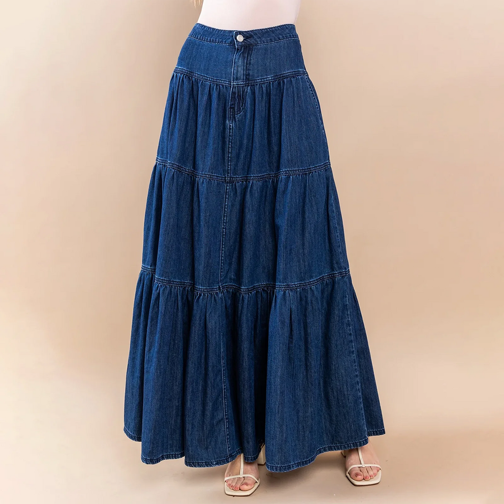 Amélie Denim Skirt