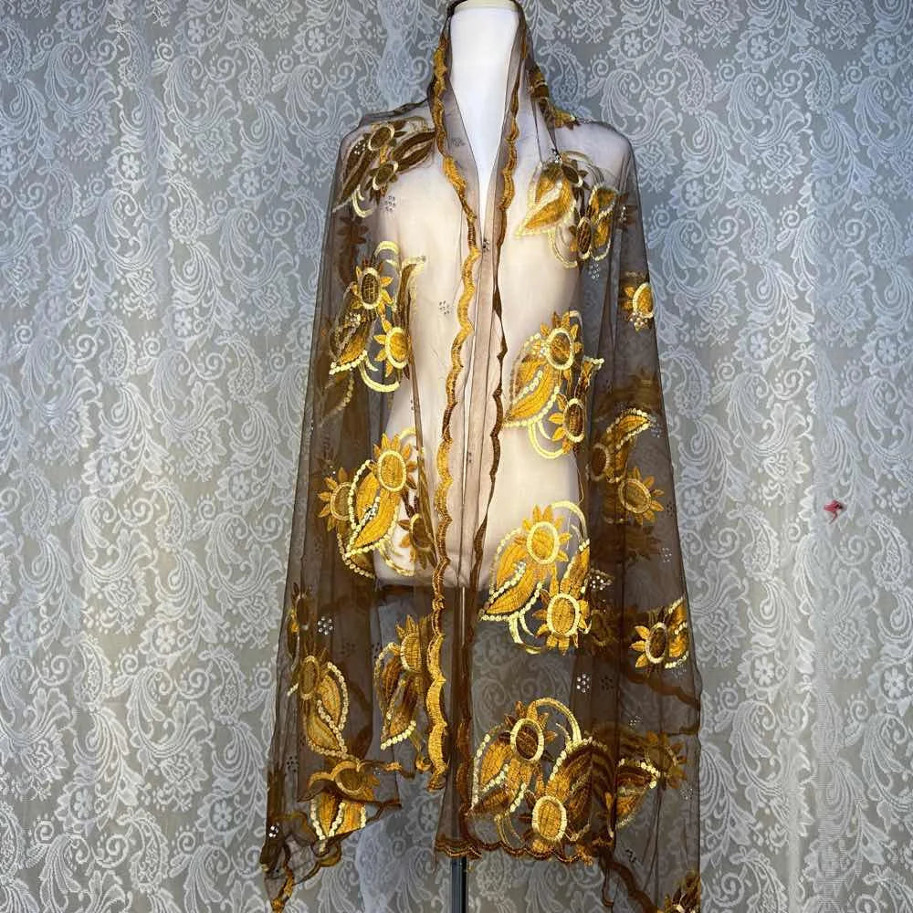 Autumn Petal Floral Scarf