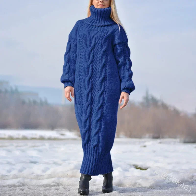Amara Cable Knit Maxi Dress