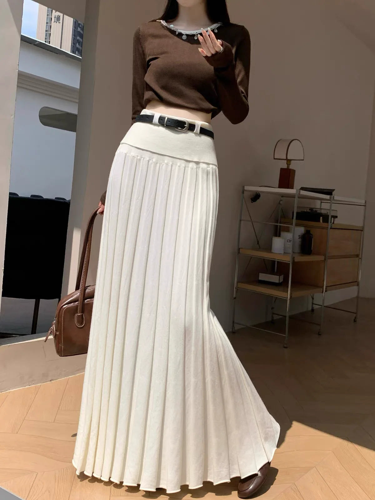 Camille Pleated Skirt