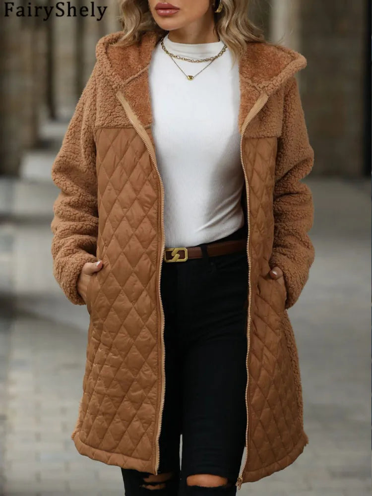 Cinnamon Quilted Coat