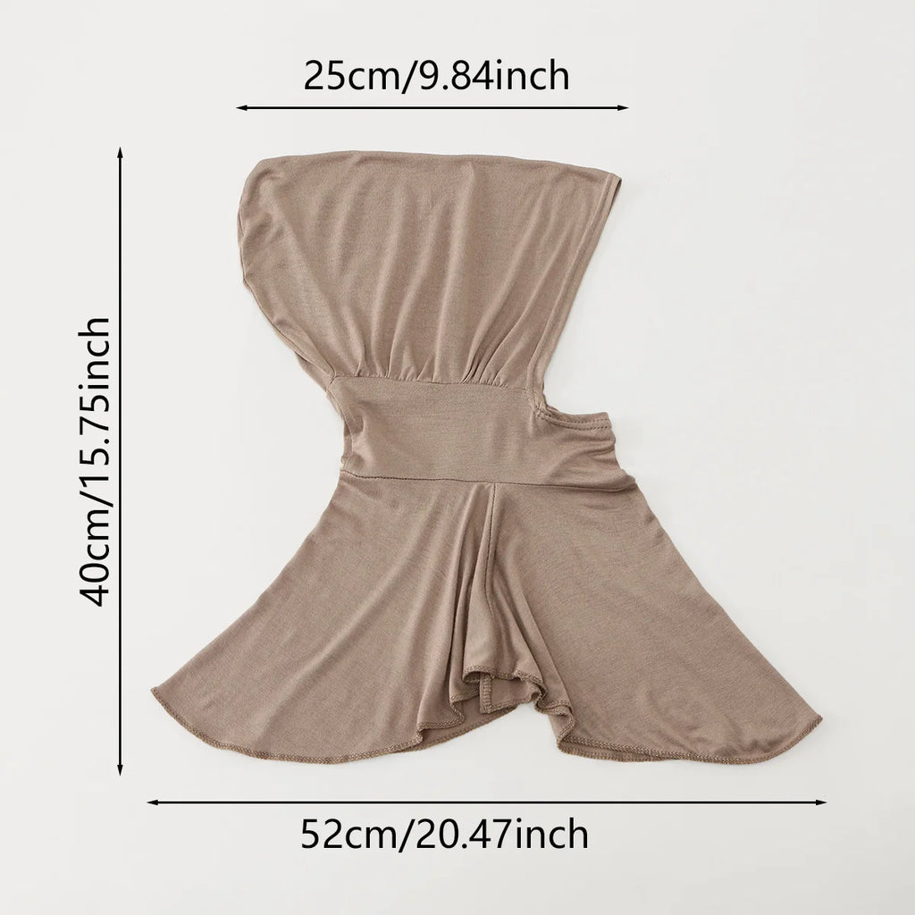 Pearl Contour Hijab Collar