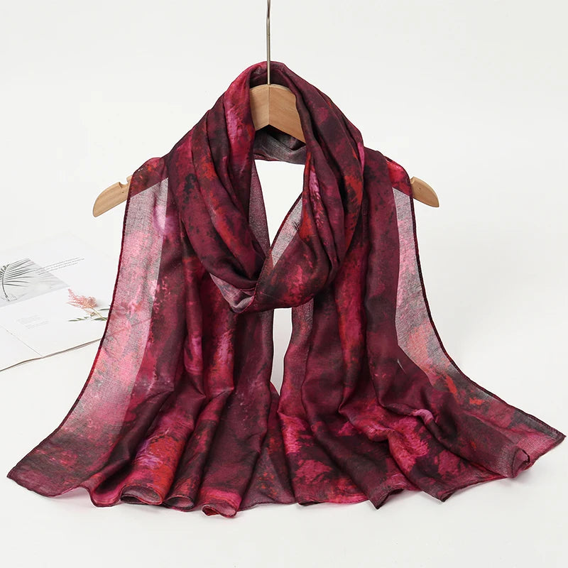 Wild Cocoa Leopard Scarf