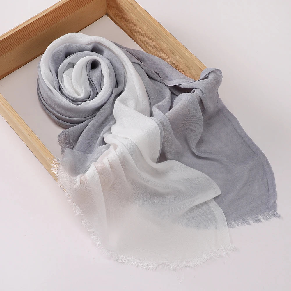 Honey Cream Two-Tone Hijab