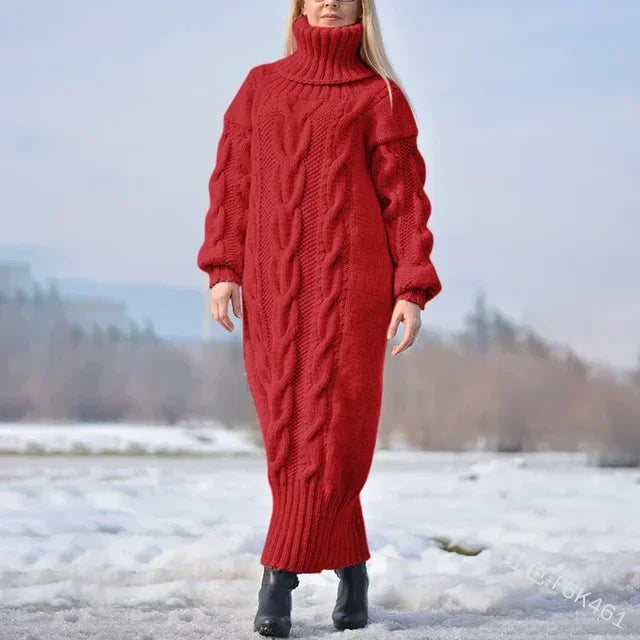 Amara Cable Knit Maxi Dress