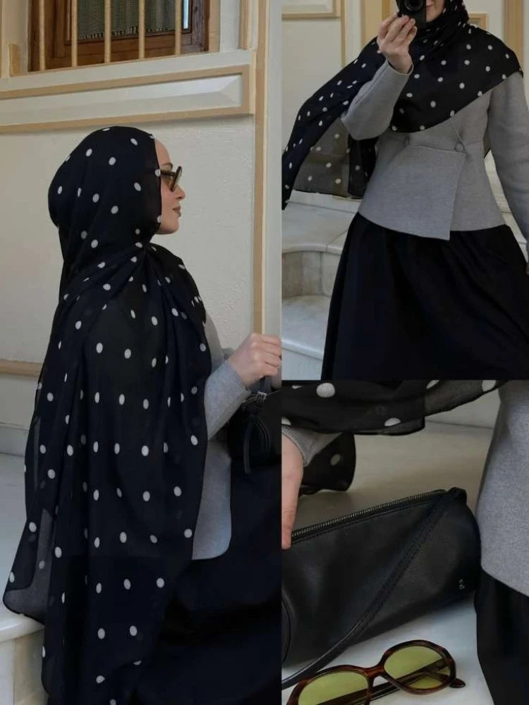 Starlight Polka Dot Hijab