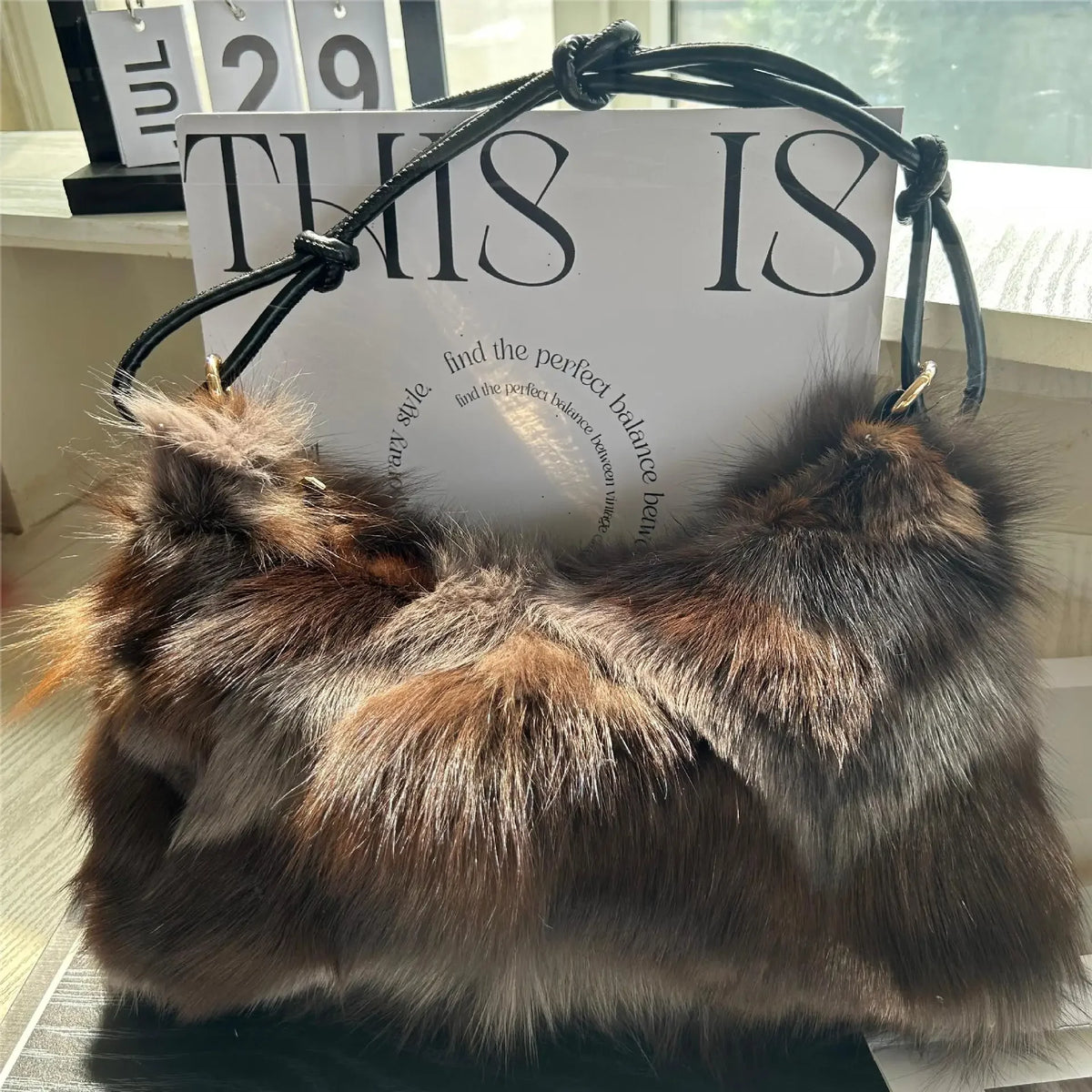 Snowball Luxe Shoulder Bag